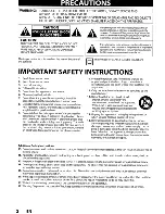 Предварительный просмотр 2 страницы Toshiba DVR620KU Owner'S Manual