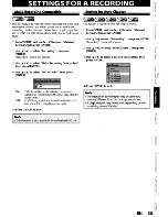 Предварительный просмотр 35 страницы Toshiba DVR620KU Owner'S Manual