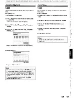 Предварительный просмотр 67 страницы Toshiba DVR620KU Owner'S Manual