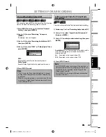 Предварительный просмотр 47 страницы Toshiba DVR670 - DVDr/ VCR Combo Owner'S Manual