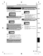 Предварительный просмотр 101 страницы Toshiba DVR670 - DVDr/ VCR Combo Owner'S Manual