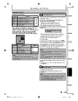 Предварительный просмотр 105 страницы Toshiba DVR670 - DVDr/ VCR Combo Owner'S Manual