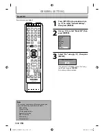 Предварительный просмотр 110 страницы Toshiba DVR670 - DVDr/ VCR Combo Owner'S Manual