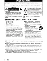 Preview for 2 page of Toshiba DVR670KU Owner'S Manual