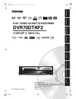 Preview for 1 page of Toshiba DVR70DTKF2 Owner'S Manual