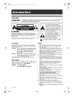 Preview for 2 page of Toshiba DVR80KF Owner'S Manual