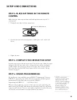 Предварительный просмотр 19 страницы Toshiba DW65X91 Owner'S Manual