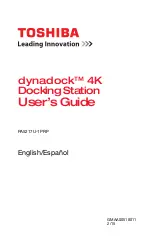 Preview for 1 page of Toshiba dynadock 4K User Manual