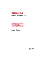 Предварительный просмотр 1 страницы Toshiba dynadock V User Manual