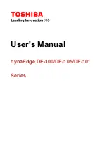 Toshiba dynaEdge DE-10 Series User Manual preview