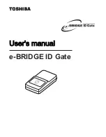 Toshiba e-Bridge ID Gate User Manual preview