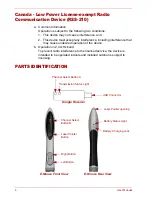 Preview for 4 page of Toshiba E-Mouse PX1215E-1NAC User Manual