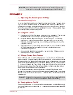 Preview for 7 page of Toshiba E-Mouse PX1215E-1NAC User Manual