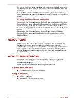 Preview for 8 page of Toshiba E-Mouse PX1215E-1NAC User Manual