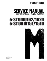 Toshiba e-studio 151 Service Manual preview