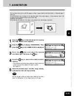 Предварительный просмотр 73 страницы Toshiba e-studio 160 Operator'S Manual For Copying Functions