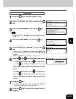 Предварительный просмотр 103 страницы Toshiba e-studio 160 Operator'S Manual For Copying Functions