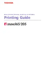 Toshiba e-STUDIO 165 Printing Manual предпросмотр