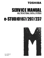 Toshiba e-studio 167 Service Manual предпросмотр