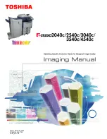 Предварительный просмотр 1 страницы Toshiba e-studio 2040c Imaging Manual