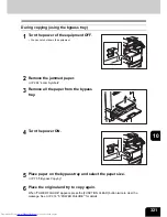 Предварительный просмотр 323 страницы Toshiba E-STUDIO 232 Operator'S Manual