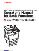 Toshiba E-STUDIO 2500C Operator'S Manual preview