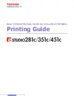 Toshiba E-studio 281c Printing Manual preview