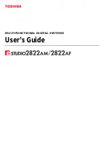 Preview for 1 page of Toshiba e-studio 2822AF User Manual