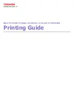 Preview for 1 page of Toshiba e-STUDIO 407CS Series Printing Manual