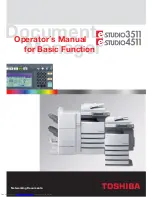 Предварительный просмотр 1 страницы Toshiba e-STUDIO 4511 Operator'S Manual