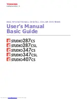 Toshiba e-STUDIO 527d User Manual preview