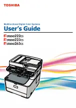 Preview for 1 page of Toshiba e-studio222cs User Manual