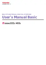 Preview for 1 page of Toshiba e-Studio332s Operator'S Manual