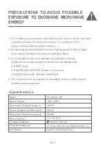 Preview for 3 page of Toshiba EC042A5C-BS Instructions Manual