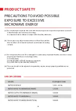 Предварительный просмотр 4 страницы Toshiba EC0P042SV-SSHA Instruction Manual