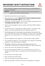 Preview for 4 page of Toshiba EC9P032SV-SV Instruction Manual