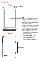 Preview for 3 page of Toshiba Encore 2 Write Quick Start Manual