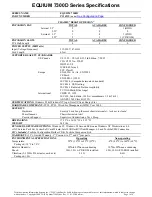 Preview for 3 page of Toshiba Equium 7300D Specification Sheet