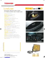 Preview for 2 page of Toshiba et20 Specification