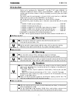 Предварительный просмотр 2 страницы Toshiba EtherNet/IP Modbus IPE002Z Function Manual