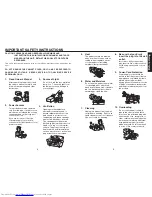 Предварительный просмотр 3 страницы Toshiba EW25U - TDP WXGA DLP Projector Owner'S Manual