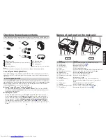 Предварительный просмотр 9 страницы Toshiba EW25U - TDP WXGA DLP Projector Owner'S Manual