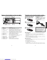 Preview for 11 page of Toshiba EW25U - TDP WXGA DLP Projector Owner'S Manual