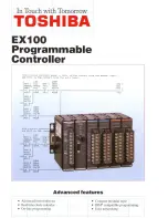 Preview for 1 page of Toshiba EX100 Brochure & S