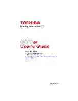 Toshiba excite go User Manual preview