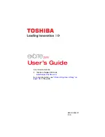 Toshiba Excite Pure AT10 User Manual предпросмотр