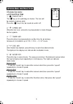 Preview for 6 page of Toshiba F-ATW60(W)US Instructions Manual