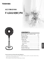 Preview for 1 page of Toshiba F-LSA20(W) PH Manual