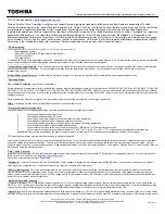 Preview for 3 page of Toshiba F45-AV411 - Qosmio - Core 2 Duo 1.66 GHz Specifications