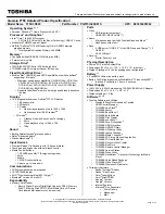 Preview for 1 page of Toshiba F755-3D320 Specifications